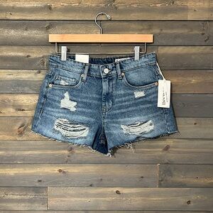 New BLANKNYC NewThe Barrow Vintage High-Rise Denim Shorts Size 26